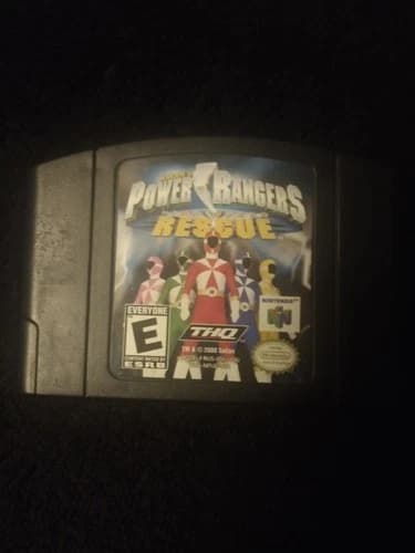 Power Rangers Lightspeed Rescue - Nintendo 64 N64 - Authentic