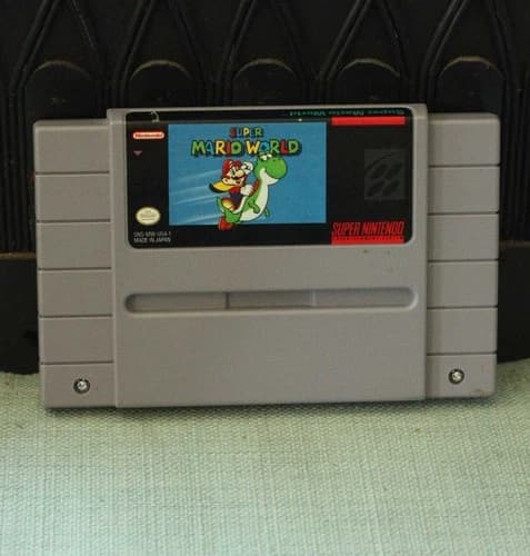 SUPER MARIO WORLD cartridge for Nintendo SNES