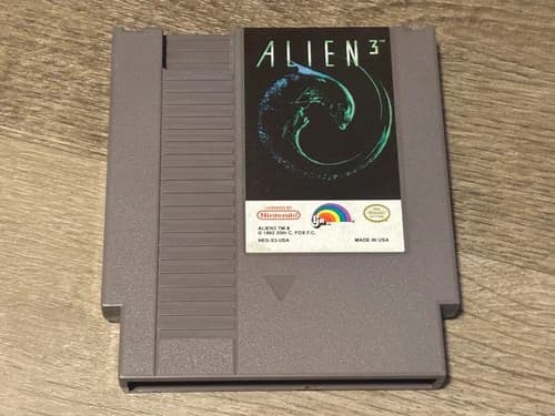 Alien 3 Nintendo Nes Cleaned & Tested Authentic