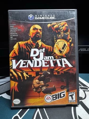 Def Jam Vendetta (Nintendo GameCube, 2003) Complete With Manual Fighting Game
