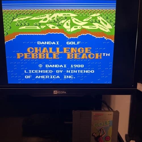 Bandai Golf: Challenge Pebble Beach (Nintendo Entertainment System, 1989)