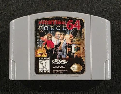 Fighting Force 64 (Nintendo 64, N64, 1999) Authentic & Tested Cartridge