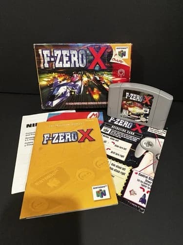 F-Zero X (Nintendo 64, 1998) CIB Complete In Box W/ Instructions! N64