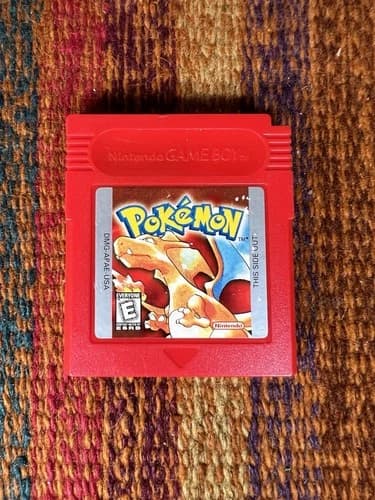 Pokemon Red Version Nintendo Game Boy Cartridge Only Authentic Tested Saves