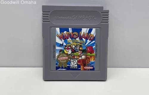 Nintendo Game Boy- Wario Land: Super Mario Land 3 - Player's Choice -Boot Tested