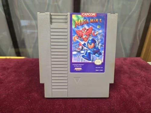 MEGA MAN 5 for Nintendo NES 1992 Nintendo Entertainment System Cartridge