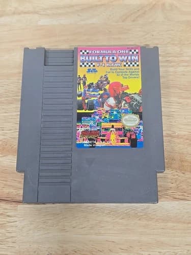 Formula One: Built to Win Nintendo NES Cartridge Only Tested Working