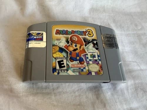 Mario Party 3 (Nintendo 64 N64, 2001) Authentic Game Cartridge Only Tested