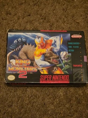 King of the Monsters 2 (Super Nintendo, 1994) CIB