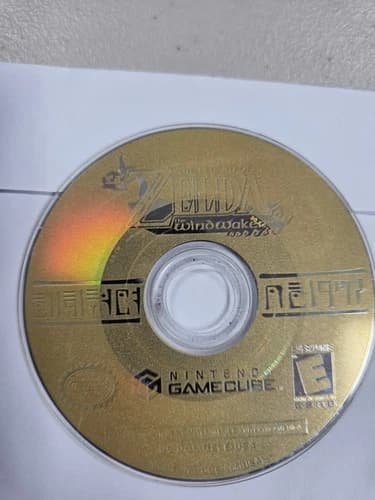 The Legend of Zelda Wind Waker GameCube Disc Only *Tested* Beautiful Disc
