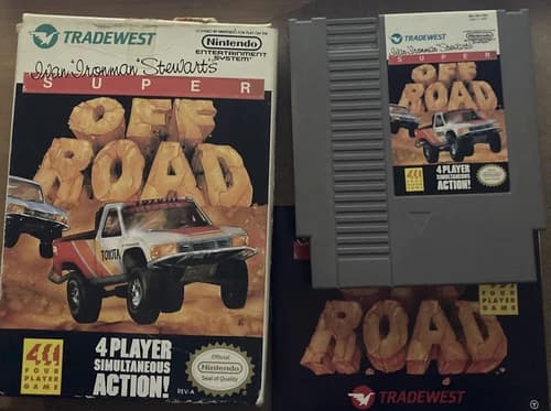 Ivan 'Ironman' Stewart's Super Off Road (Nintendo NES, 1985) Complete CIB W/ Box