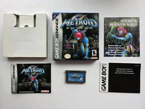 CIB - Metroid Fusion (Game Boy Advance) *Authentic, Tested, See Pics*