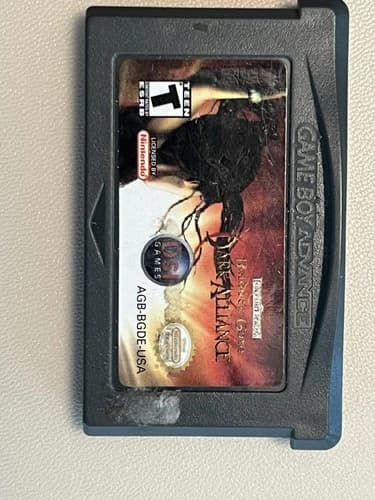 Baldur's Gate: Dark Alliance (Nintendo GameBoy Advance, GBA) Cartridge Tested