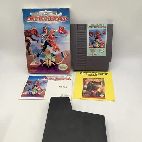 Clash at Demonhead (Nintendo Entertainment System, 1990) CIB Complete.