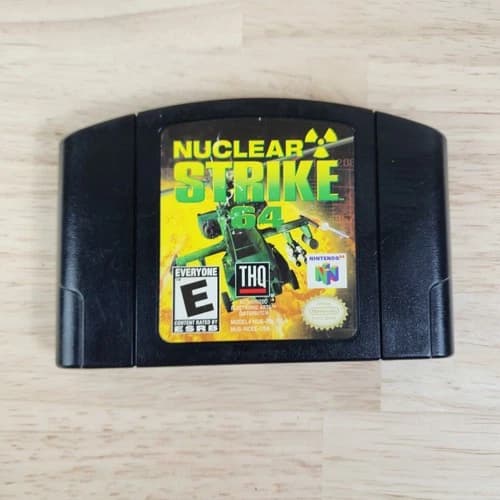 Nuclear Strike 64 n64 Cartridge Only Authentic, Tested, Works