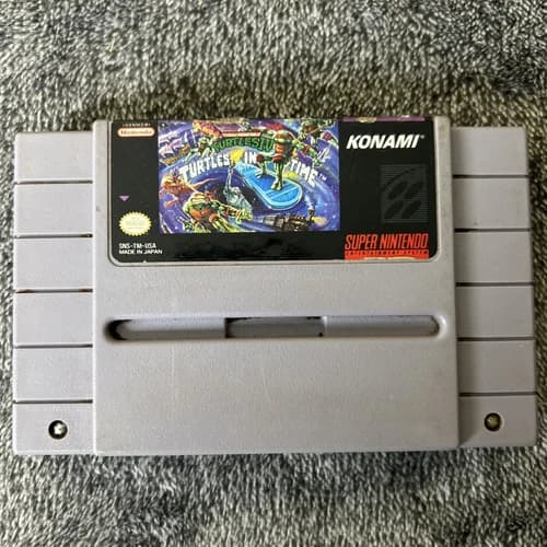 Super Nintendo SNES Teenage Mutant Ninja TurtlesTMNT IV Turtles In Time
