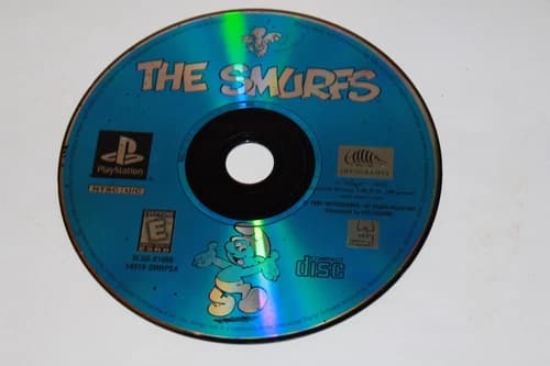 PS1 Sony Playstation 1 The Smurfs (1999) Infogrames, Disc Only