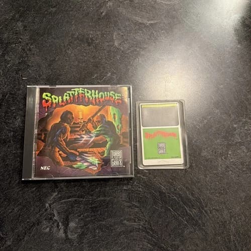 Splatterhouse TURBOGRAFX-16 complete in case USA, Tested And Working