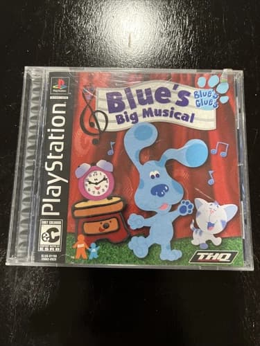 PS1 Sony Playstation 1 Blue's Clues Big Musical Complete tested, working