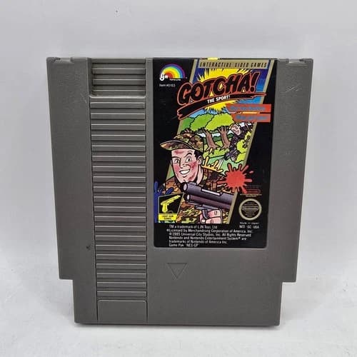Gotcha! The Sport! (NES, 1987) Clean and Tested Authentic