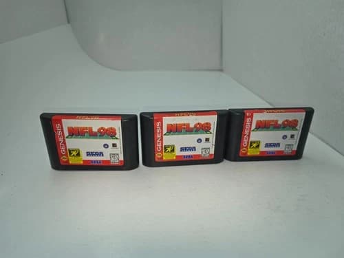 ONE NFL 98 SEGA SPORTS game for Sega Genesis CLEANED & TESTED WORKS PERFECT B7