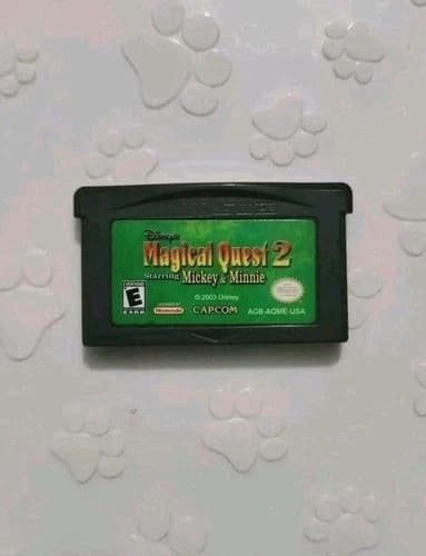 Disney's Magical Quest 2 Mickey and Minnie Genuine GBA,2003 (Fast Shipping)