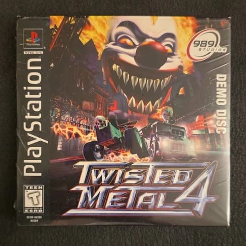 989 Studios Twisted Metal 4 Demo Disc Sony PlayStation 1 NTSC-U/C Action