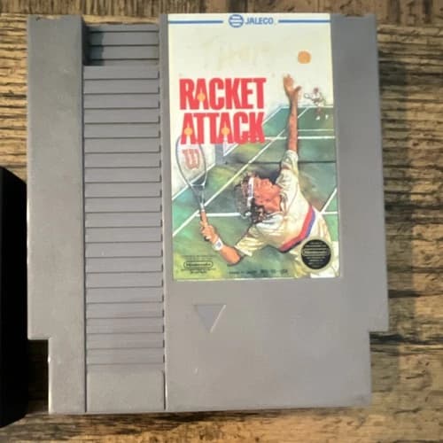 Jaleco Racket Attack Nintendo NES Sports Tennis Game Cartridge