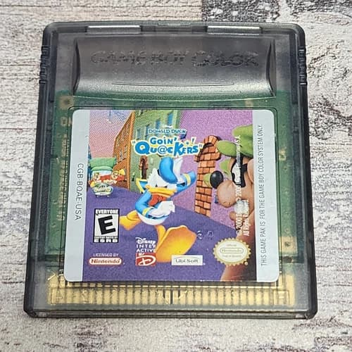 Disney's Donald Duck: Goin' Quackers - Game Boy Color, GBC Cartridge Only Tested
