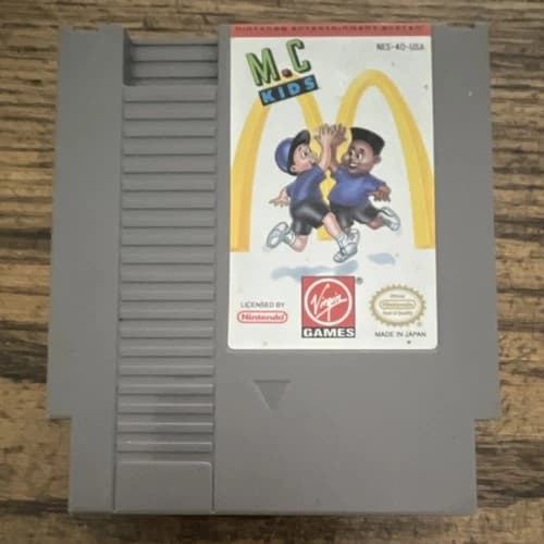 M.C. Kids Nintendo NES - Authentic Virgin Games McDonald's Cartridge Tested OEM