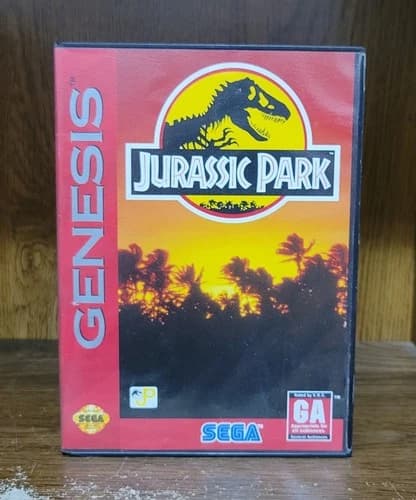 Sega Genesis Jurassic Park - Complete (Tested & Working)