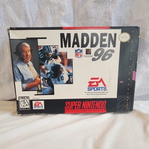 Madden NFL 96 (Super Nintendo Entertainment System, 1995)