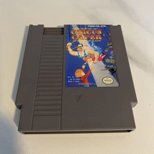 Nintendo Entertainment System NES Circus Caper Game Tested