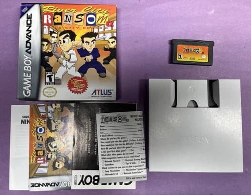 River City Ransom EX - Game Boy Advance Nintendo GBA Game CIB complete box