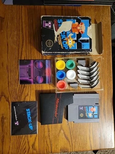 Nintendo NES Stack-Up Official COMPLETE IN BOX