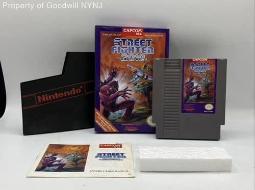 Street Fighter 2010 The Final Fight Nintendo NES CIB Complete in Box