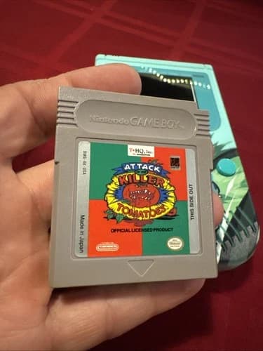 Attack of the Killer Tomatoes Nintendo Game Boy Cleaned & Tested Authentic