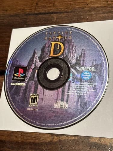 Vampire Hunter D (Sony PlayStation 1, 2000) Disc Only Tested Working PS1