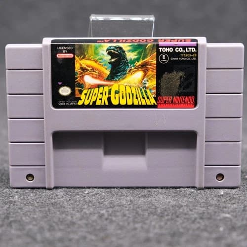 Super Godzilla (SNES) Cartridge - Authentic Acceptable Condition
