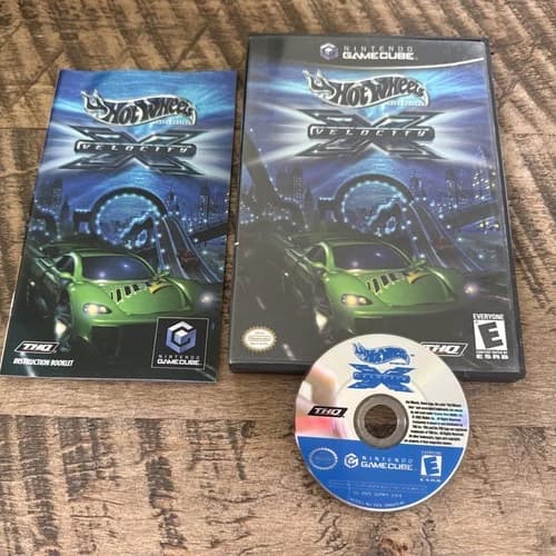 Hot Wheels: Velocity X (Nintendo GameCube, 2002) CIB Complete Tested Working