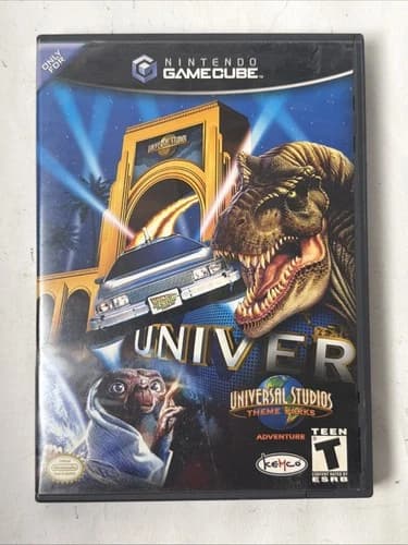 Nintendo Gamecube Universal Studios Theme Park Adventure Complete CIB Tested