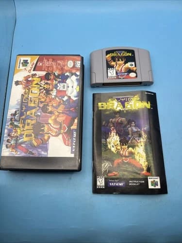 Flying Dragon (Nintendo 64 N64, 1998) Authentic with manual VHS Box- Tested -