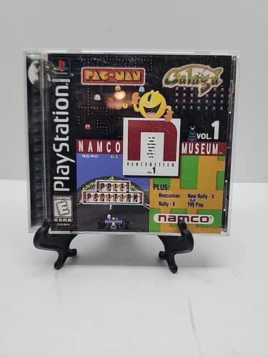 Namco Museum Volume 1 PS1 Playstation 1 Black Label CIB Complete - TESTED