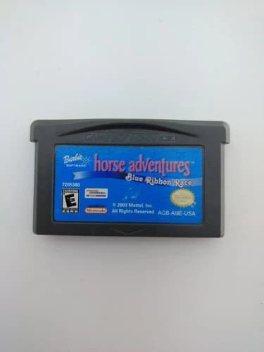 Barbie Horse Adventures: Blue Ribbon Race (Game Boy Advance) Used Good Tested