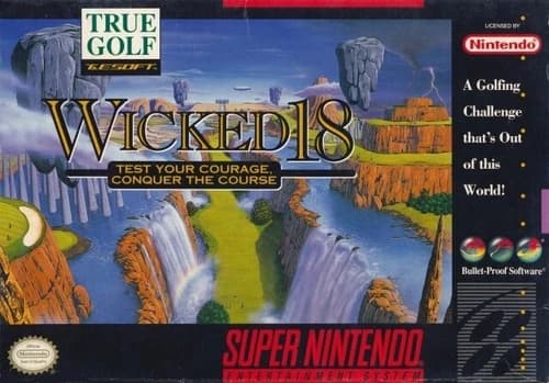 Wicked 18 SNES Great Condition Fast Shipping