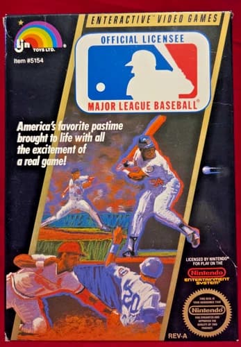 Major League Baseball (Nintendo, 1987) CIB