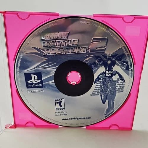 Gundam Battle Assault 2 (Sony PlayStation 1, 2002) Disc Only