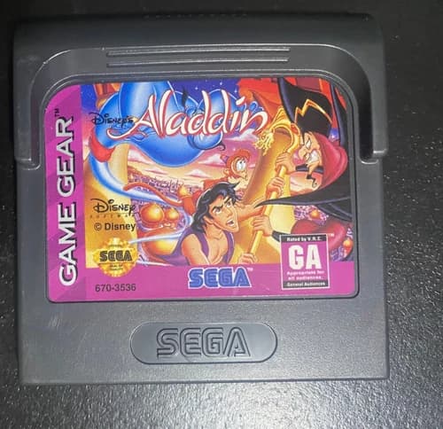 Disney's Aladdin - Sega Game Gear - Sega - Good Condition