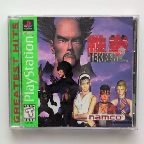 Tekken 2 PlayStation 1 Namco 1996 Greatest Hits Martial Arts - Complete