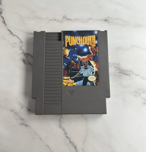 Punch-Out!! (Nintendo Entertainment System, 1990) NES Authentic Tested